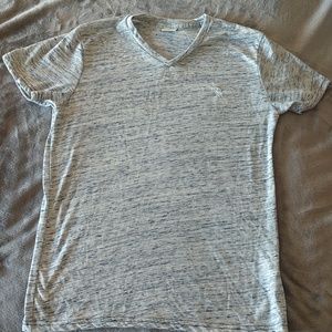 Abercrombie and Fitch marled blue icon logo tee